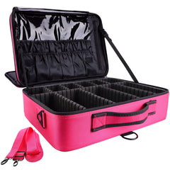 Mallette Gzcz pro 16,5 pouces pour maquillage et outils en voyage.