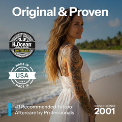 H2Ocean Aloe Vera enriched cleanser for tattoo care