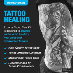 Crème hydratante Ocean Care 74 g pour tatouage vibrant et confortable.