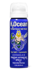 H2Ocean soin après piercing, pulvérisation 360°, application sans contact.