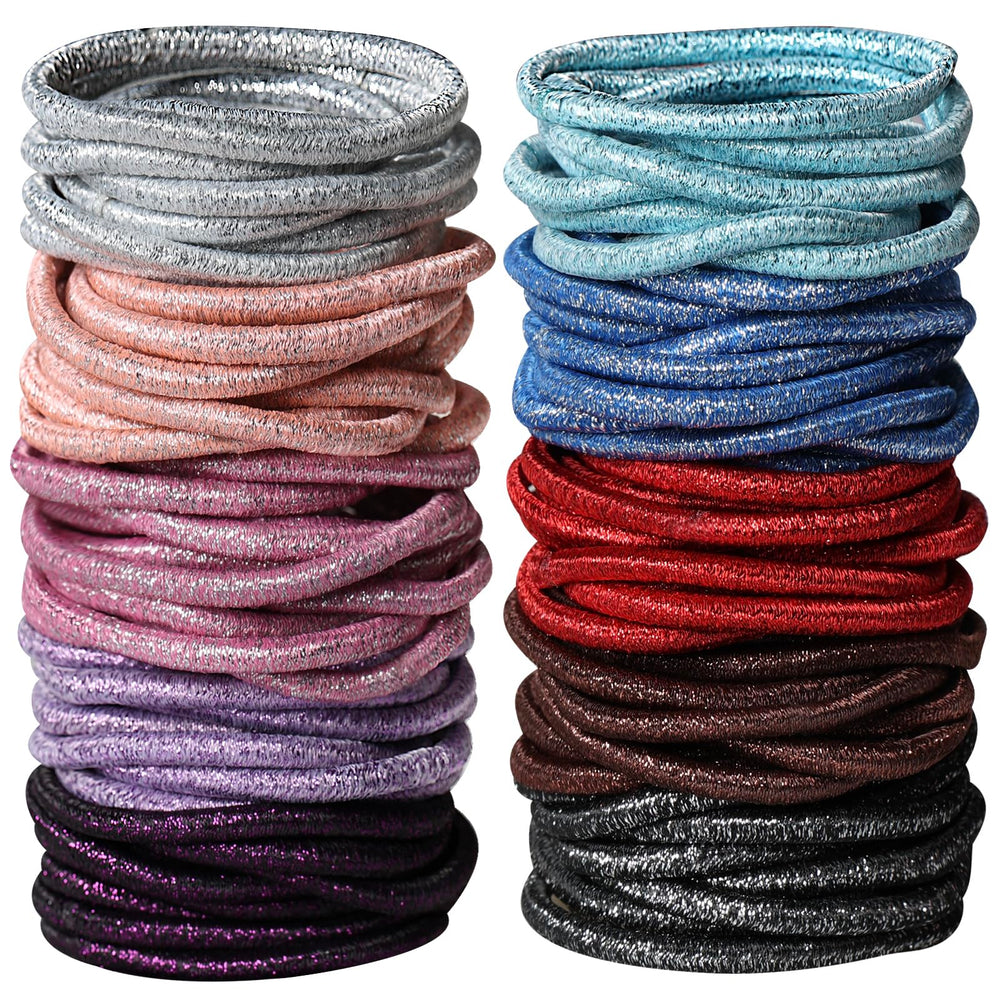 Bandes cheveux Hageolan étincelantes en lot de 120 pièces pour coiffure quotidienne.