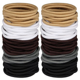 Hageolan Bandes Elastiques Cheveux – Ensemble couleurs, maintien sans dégâts.