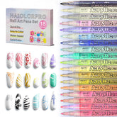 HAIOLORPRO palette couleur art des ongles en 18 teintes pour créativité facile