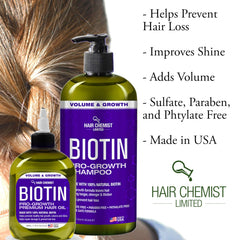 Hair Chemist Biotin Pro-Growth: formule fortifiee enrichie biotine pour cheveux renforce