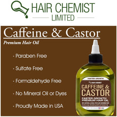 Hair Chemist étiquette visible sur le flacon, garantissant authenticité et ingrédients.