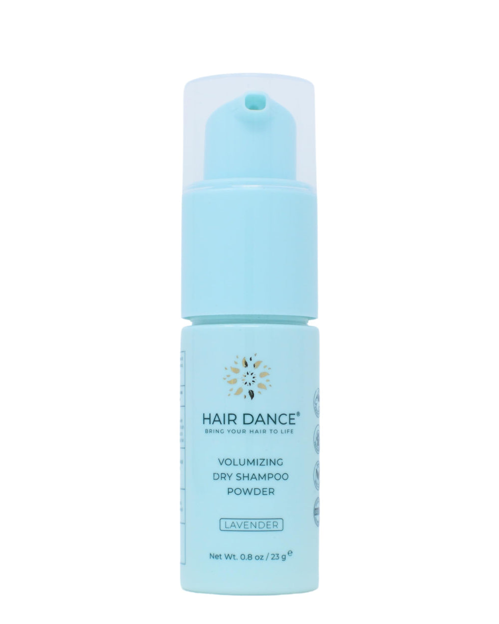 Hair Dance Poudre sèche cheveux compacte voyage rafraîchit rapidement les cheveux en déplacement.