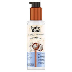 Hair Food Coconut Oil bottle ready to nourish hair with sulfate-free formula.