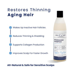 Étiquette du shampooing Cuivre Chimiste indiquant la formule sans sulfates.
