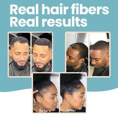 Mélange subtil des fibres Hair Illusion avec les cheveux actuels