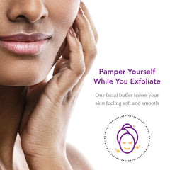 Hair Off Facial Buffer: exfoliation douce pour une peau lisse sans douleur