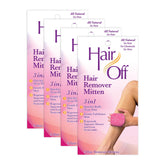 Hair Off mitaine épilation naturelle – élimine les poils sans produits chimiques.