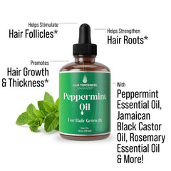 Goutte appliquée sur cuir chevelu Hair Thickness Maximizer stimule les racines