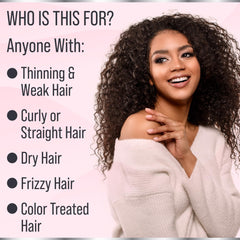 Hair Thickness Maximizer cheveux plus forts et brillants après utilisation