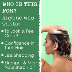 Hair Thickness Maximizer ingrédients romarin: huile bio et protéines nourrissantes.