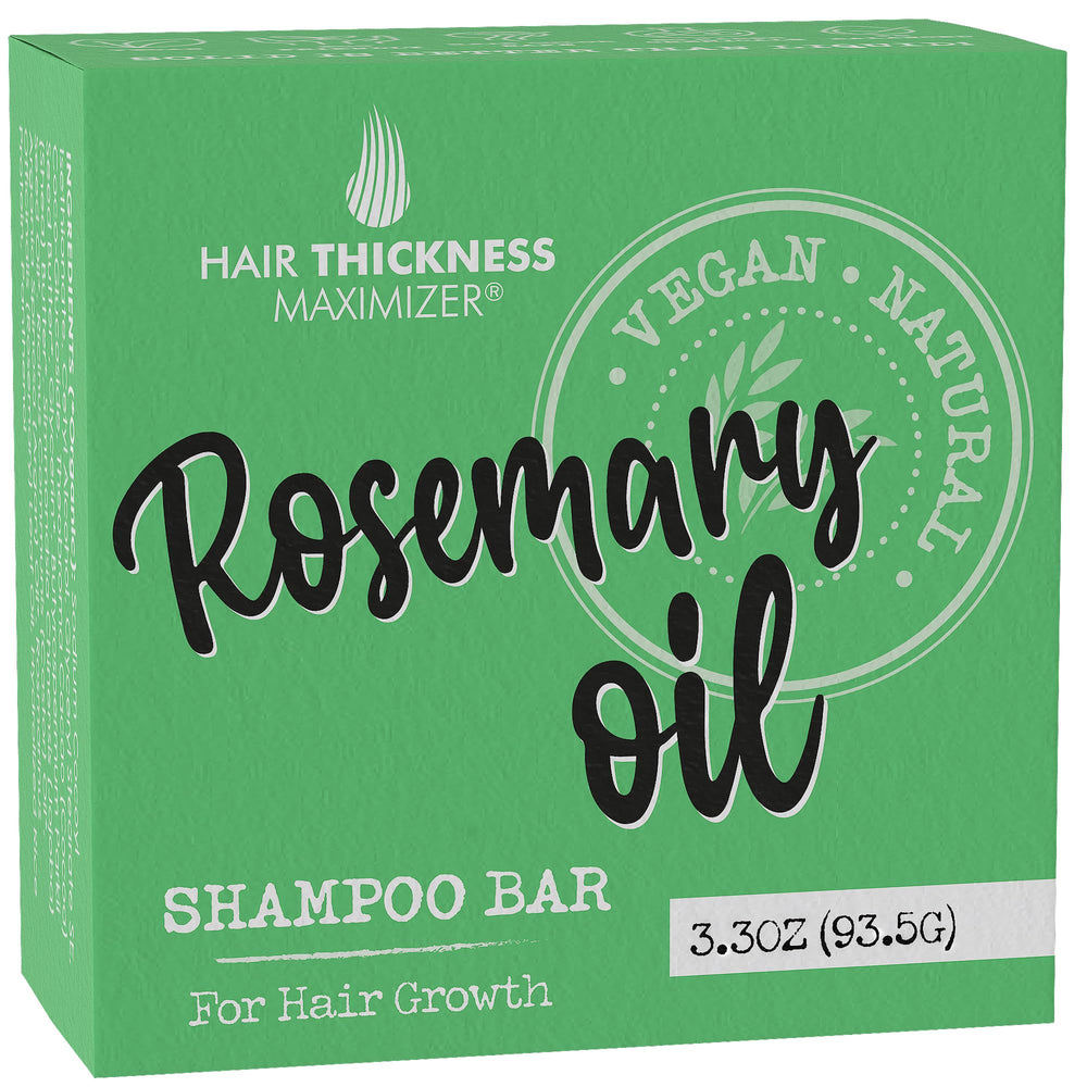 Hair Thickness Maximizer emballage zéro déchet du shampoing solide.