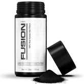 HAIRFUSION fibres-cheveux-integration-naturelle camoufle les zones clairsemées pour un rendu naturel.