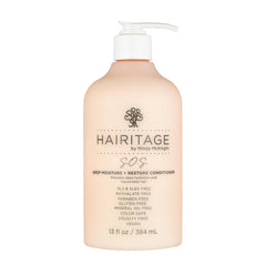 Hairitage - bouteille de conditionneur profond pour cheveux épais et bouclés.