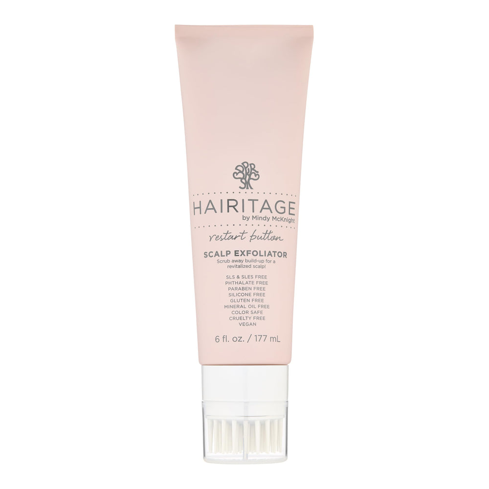 Hairitage exfoliant cuir chevelu seche, texture douce qui purifie en douceur.