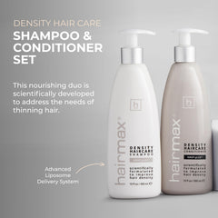 Hairmax Après-Shampoing Densité en flacon: hydration et renforcement.