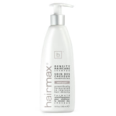 Hairmax shampooing densité, bouteille 300 ml, aide à donner l'apparence de cheveux plus denses et sains.