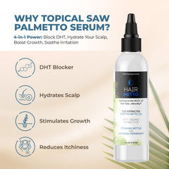 HAIRMETTO sérum menthe japonaise, sensation fraîche et revitalisante.