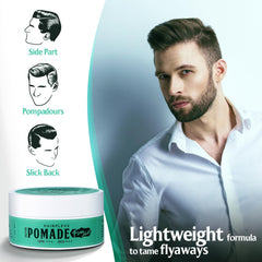 Hairplexx Pomade – fini mat discret pour coiffage élégant et naturel.