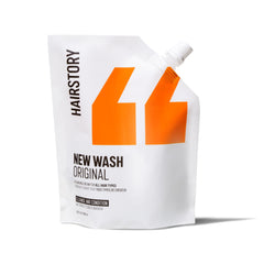 Hairstory New Wash Original en remplissage pour une routine capillaire simplifiée.
