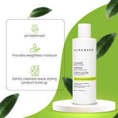 HairUWear Après-Shampoing Démêlant – démêle et protège les fibres délicates.