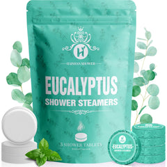Bombe de douche HAISHAN SHOWER ensemble-valentin, parfum eucalyptus-menthe pour une ambiance romantique dans la douche.
