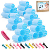 Hakinbot kit sans chaleur avec 36 rouleaux pour boucles faciles