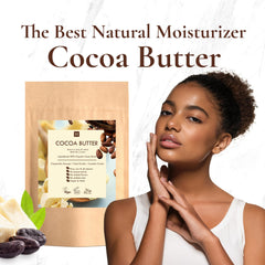 HalalEveryDay Beurre cacao brut, morceaux naturels pour recettes et soins