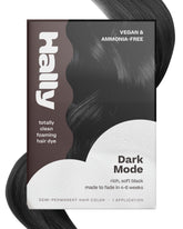 Hally Hair Color Cloud teinture mousse noire pour une application facile et propre