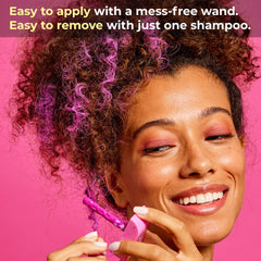 Shade Stix Rose sur cheveux clairs – éclat éphémère et lumineux