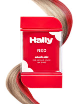 Hally Hair Shade Stix rouge avec applicateur intégré pour une application rapide