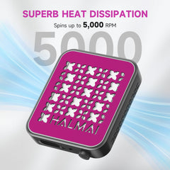 HALMAI filtre HEPA réutilisable capture les particules fines et réduit les nettoyages.