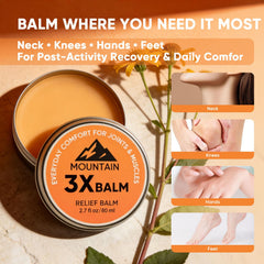 Halpilt Mountain 3X Balm - Arnica et Camphre pour une sensation rafraîchissante