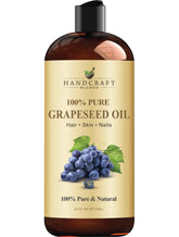 Handcraft Blends huile de graines de raisin – bouteille facile à doser pour soins quotidiens.