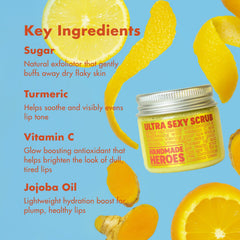 Ingrédients naturels : curcuma et vitamine C offrent une action nourrissante.