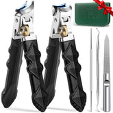 HANDWENG coupe-ongles gros-ongles avec ouverture large pour ongles épais