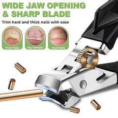 HANDWENG coupe-ongles ouverture-large 6mm facilite taillage d ongles épais