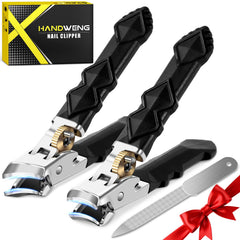 HANDWENG coupe-ongles talon grand ouvert 6 mm, précision sur ongles épais