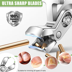 HANDWENG ouverture-11mm-coupe-ongles, coupe rapide des ongles épais.