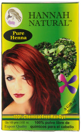 Poudre Hannah Natural 100 g prête à l’emploi pour soin capillaire naturel.