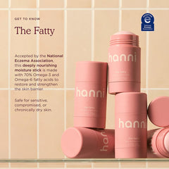 HANNI Fatty Stick format voyage pour déplacements faciles.