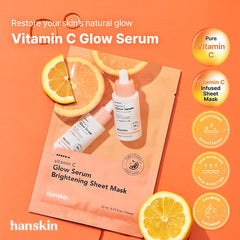 Hanskin masque-feuille vitamine-c-niacinamide teint uniforme