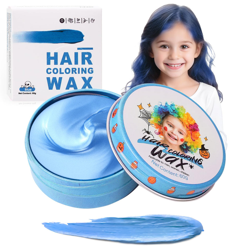 Hansuby coloration-cheveux bleu-pomade pour une couleur temporaire facile à enlever