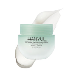 Hanyul Artemisia Gel-Crème : bouteille rafraîchissante pour apaiser la peau.