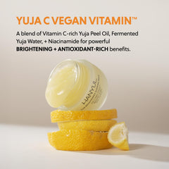 Hanyul Yuja Masque Nuit: couleur jaune naturelle et parfum citrus