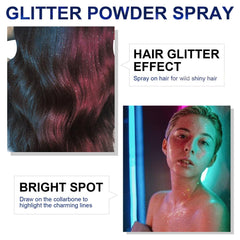 HANYWIL Glitter holographique sur visage et cheveux