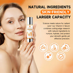 Gros plan sur la texture légère du sérum HANYWIL pour absorption rapide.
